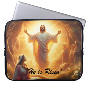 Funda Para Portátil La Luz de la Resurrección: Jesucristo Resucita