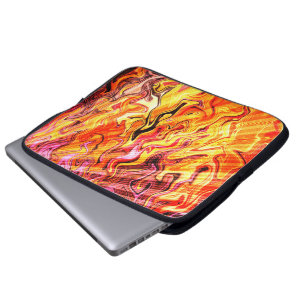 Funda Para Portátil La luz del sol a través de las llamas.........