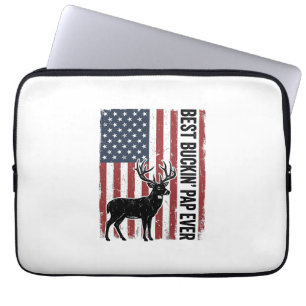 Funda Para Portátil La mejor bandera de ciervo de Papá jamás hecha Vec