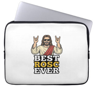 Funda Para Portátil La Mejor Camiseta Religiosa de Mano de Rock Vintag