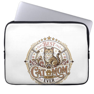 Funda Para Portátil La Mejor Mamá de Gatos del Mundo Mamá de Gatos Pap