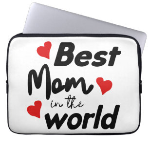 Funda Para Portátil La mejor mamá en el Día Mundial de la Madre