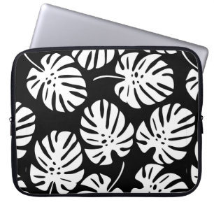 Funda Para Portátil La monstera de color deja un patrón sin fisuras