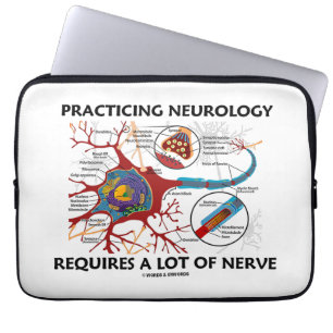 Funda Para Portátil La neurología practicante requiere mucho nervio