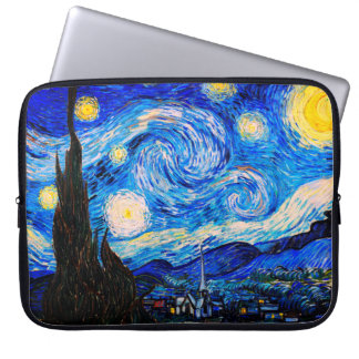 Funda Para Portátil La noche estrellada de Vincent Van Gogh