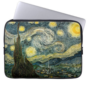 Funda Para Portátil La noche estrellada de Vincent van Gogh (1889)