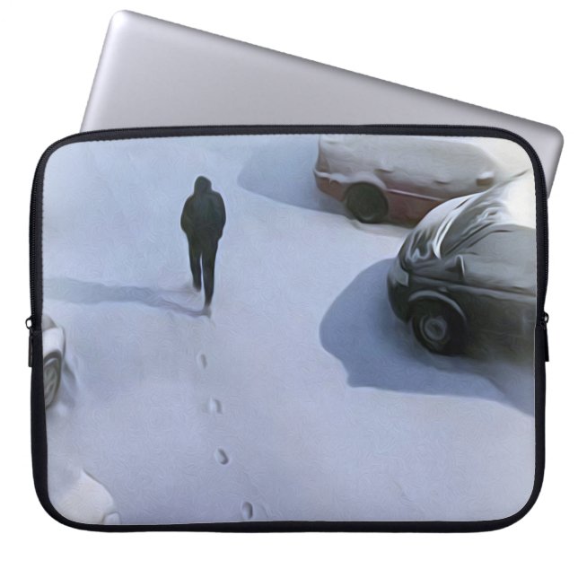 Funda Para Portátil La nueva nieve (Frente)