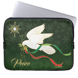 Funda Para Portátil La paloma blanca difunde la paz