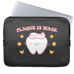 Funda Para Portátil La placa groovy es una higienista dental loca