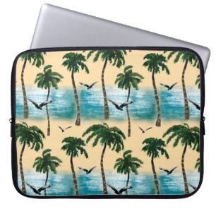 Funda Para Portátil La playa acuarela es perfecta para la textura. Pal