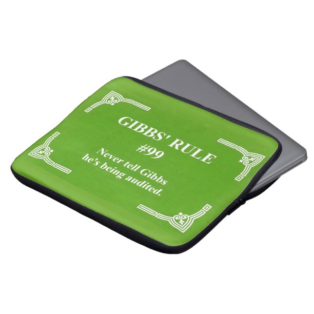Funda Para Portátil la regla 99 de Gibbs (Superior anverso)