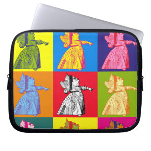Funda Para Portátil La reina del arte pop de los corazones
