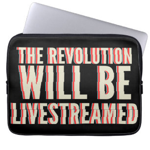 Funda Para Portátil La revolución será transmitida en vivo