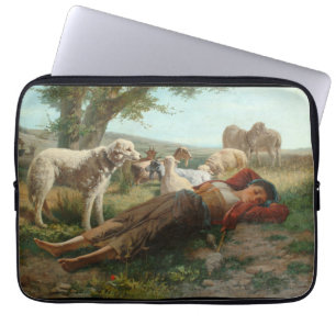 Funda Para Portátil La siesta del Chica de la Cabeza (de Carlo Ademoll