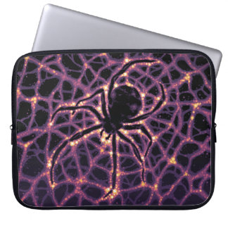 Funda Para Portátil La telaraña cósmica, la galaxia de Halloween del h