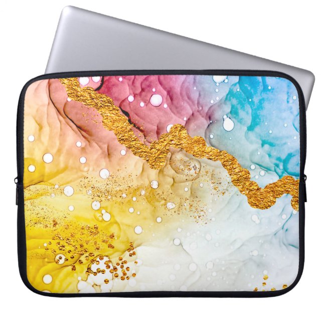 Funda Para Portátil La ternura en tonos pastel. Creatividad única. I (Frente)