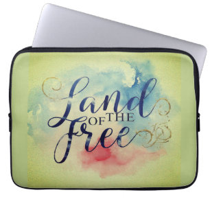 Funda Para Portátil La tierra de los libres