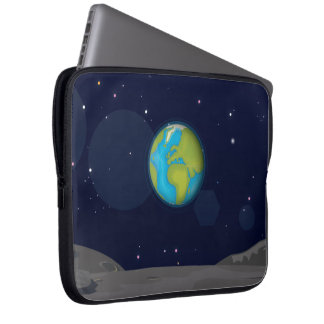 Funda Para Portátil La Tierra desde la Luna