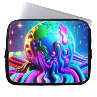 Funda Para Portátil La Tierra en una tableta de computadora + portátil
