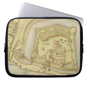 Funda Para Portátil La torre de Londres, de una encuesta hecha en 1597
