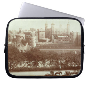 Funda Para Portátil La torre de Londres (foto de la sepia)