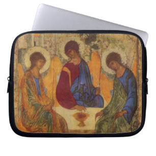 Funda Para Portátil La trinidad de Rublev en la mesa