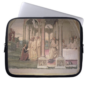 Funda Para Portátil La vida de St. Benedicto (fresco) (detalle) 3
