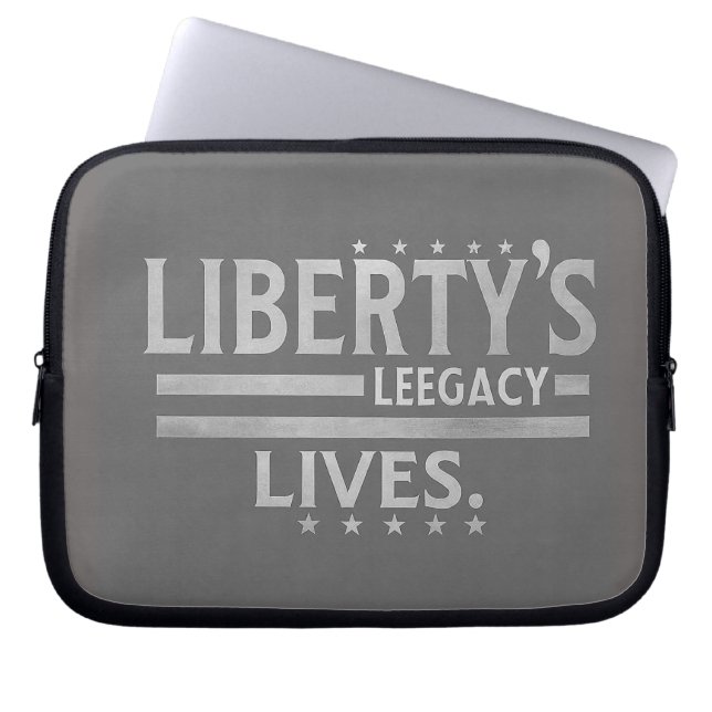 Funda Para Portátil La vida del legado de la libertad (Frente)