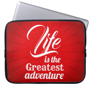 Funda Para Portátil La vida es la aventura más grande