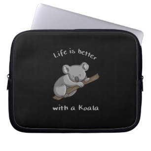 Funda Para Portátil La Vida Es Mejor Con Koala
