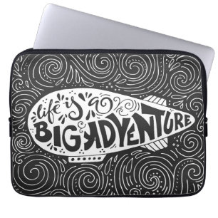 Funda Para Portátil La vida es una aventura grande
