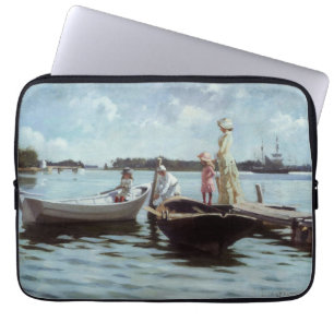 Funda Para Portátil La vida veraniega en los isleños (por Albert Edelf
