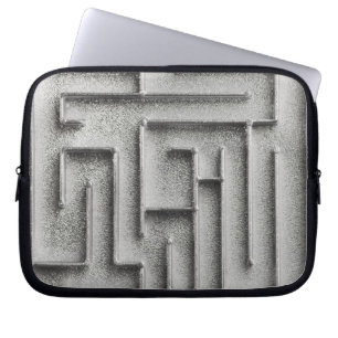 Funda Para Portátil Laberinto de plata
