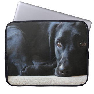 Funda Para Portátil Labrador negro