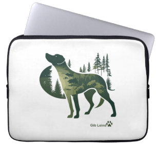 Funda Para Portátil Labrador Recuperador - naturaleza para los amantes