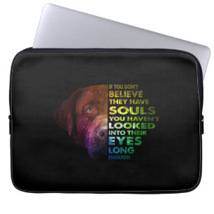 Funda Para Portátil Labrador Retriever looked Into Their Eye Dog Lover