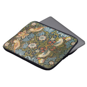 Funda Para Portátil Ladrones de fresa Patrón Antiguo William Morris