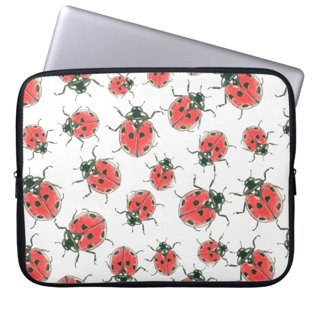 Funda Para Portátil Ladybugs (Frente)