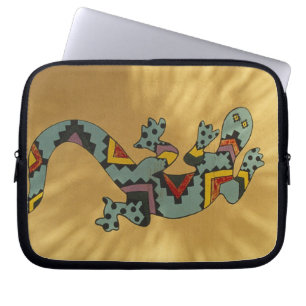 Funda Para Portátil Lagarto geco pintado en la pared, Tucson, Arizona,