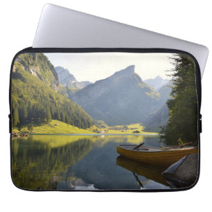 Funda Para Portátil Lago de montaña alpino en Suiza
