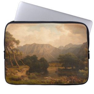 Funda Para Portátil Lago de montaña con Herones - Funk Heinrich