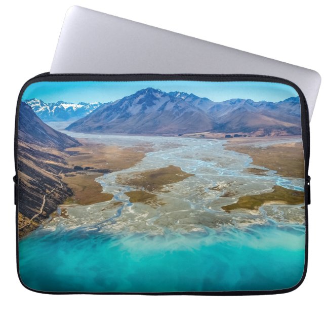 Funda Para Portátil Lago Tekapo y Alpes del Sur, Nueva Zelandia (Frente)