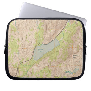 Funda Para Portátil Lago Tenaya, Mapa Topográfico Yosemite