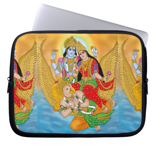 Funda Para Portátil Lakshmi Narayan Laptop Cover – Divine Protection S (Frente)