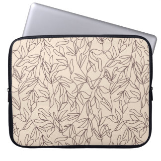 Funda Para Portátil Láminas abstractas modernas patrón arte de línea d