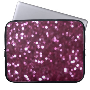 Funda Para Portátil Lámparas abstractas rosadas y desenfocadas por bok