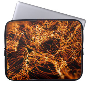 Funda Para Portátil Lámparas de oro abstractas