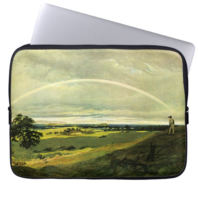 Funda Para Portátil Landscape with Rainbow, famous artwork, (Frente)