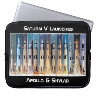 Funda Para Portátil Lanzamiento del cohete Saturn V Moon