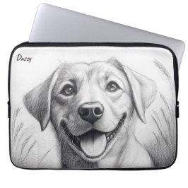 Funda Para Portátil Lápiz personalizado Arte con tema de perro